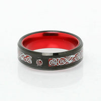 Tungsten Jarl's Ring \"Blood of Valhalla Tungsten Jarl's Ring \"Blood of Valhalla