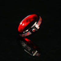Tungsten Jarl's Ring \"Blood of Valhalla Tungsten Jarl's Ring \"Blood of Valhalla