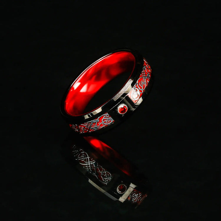 Tungsten Jarl's Ring \"Blood of Valhalla Tungsten Jarl's Ring \"Blood of Valhalla