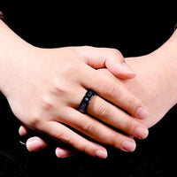 Jarl's ring 'valhalla azure' in tungsten Jarl's ring 'valhalla azure' in tungsten