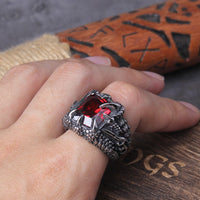 Viking ring \"Ring of the Four Fires of the Dragon Viking ring \"Ring of the Four Fires of the Dragon