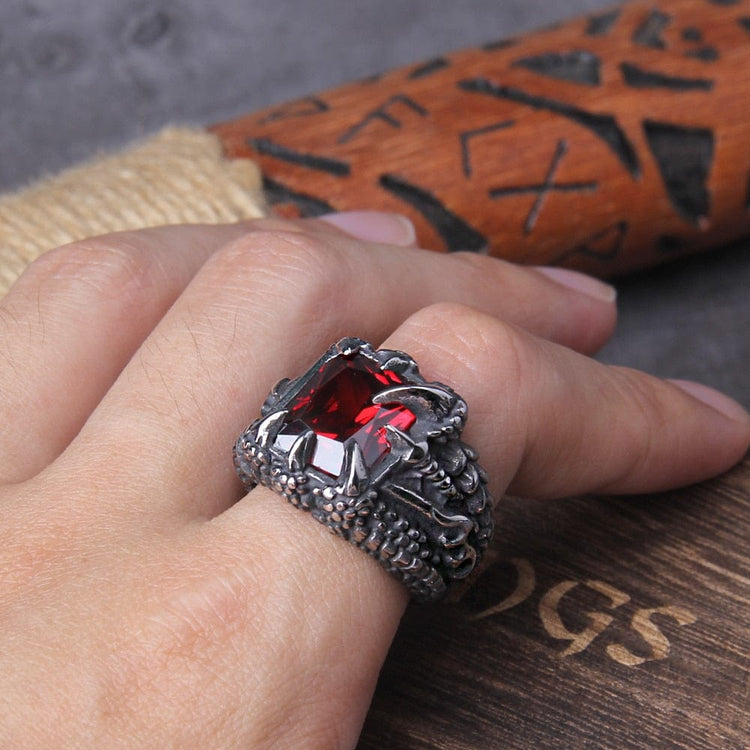 Viking ring \"Ring of the Four Fires of the Dragon Viking ring \"Ring of the Four Fires of the Dragon