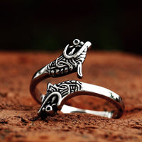 Viking Ring \"Brotherhood of the Wolf Ring Viking Ring \"Brotherhood of the Wolf Ring