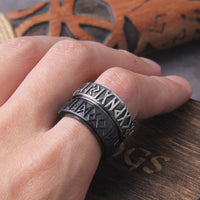 Viking Ring \"Futhark Ring: Echo of Infinity Viking Ring \"Futhark Ring: Echo of Infinity