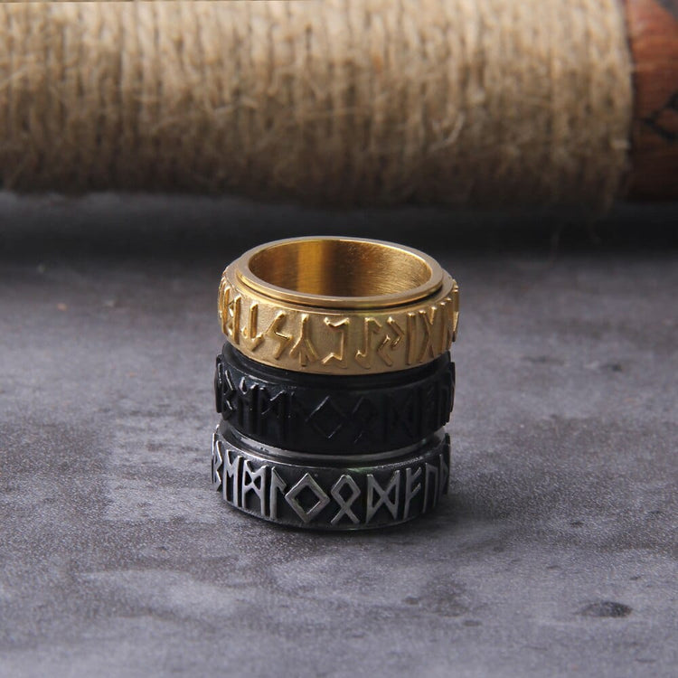 Viking Ring \"Futhark Ring: Echo of Infinity Viking Ring \"Futhark Ring: Echo of Infinity