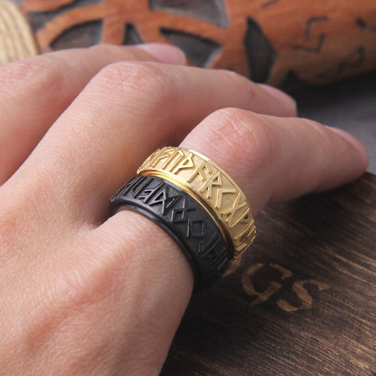 Viking Ring \"Futhark Ring: Echo of Infinity Viking Ring \"Futhark Ring: Echo of Infinity