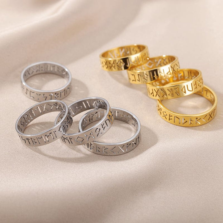 Viking Ring \"Freya's Runic Ring Viking Ring \"Freya's Runic Ring