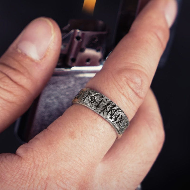 925 Sterling Silver Viking Ring - Alliance of the Eternal Runes 925 Sterling Silver Viking Ring - Alliance of the Eternal Runes