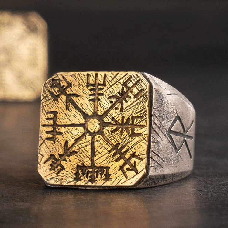 925 Sterling Silver Viking Ring - Nordic Compass Ring 925 Sterling Silver Viking Ring - Nordic Compass Ring