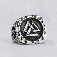 925 Sterling Silver Viking Ring - L'Éclat du Valknut 925 Sterling Silver Viking Ring - L'Éclat du Valknut