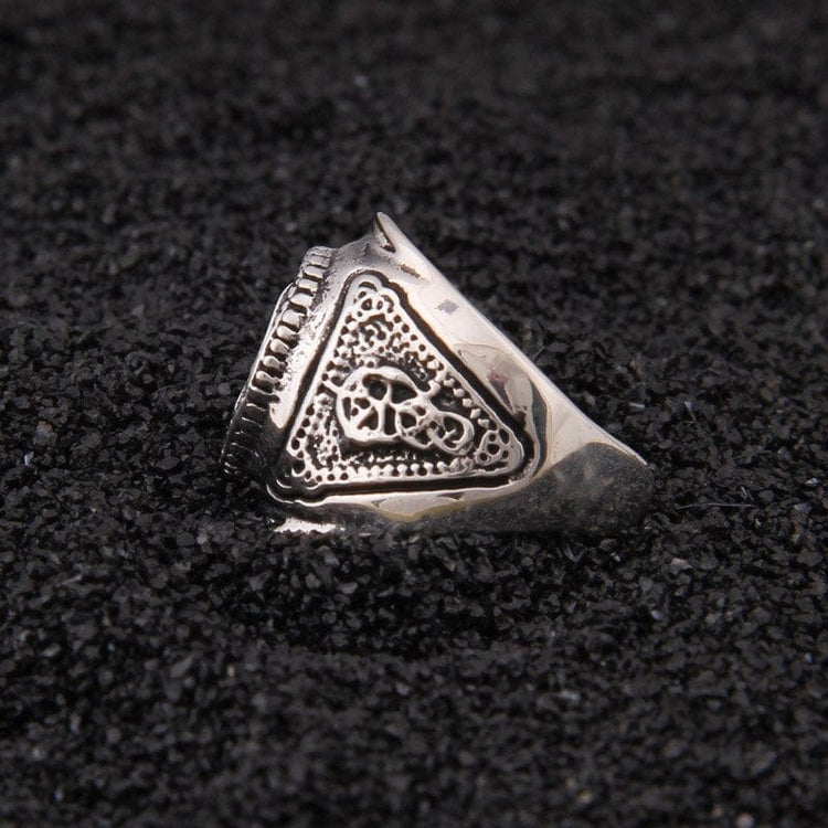 925 Sterling Silver Viking Ring - Power of the Valknut 925 Sterling Silver Viking Ring - Power of the Valknut