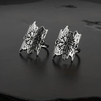 Viking ring l'écorse engraved with Vegvisir Viking ring l'écorse engraved with Vegvisir