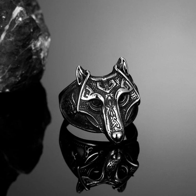 Viking Ring Mask of Fenrir Viking Ring Mask of Fenrir