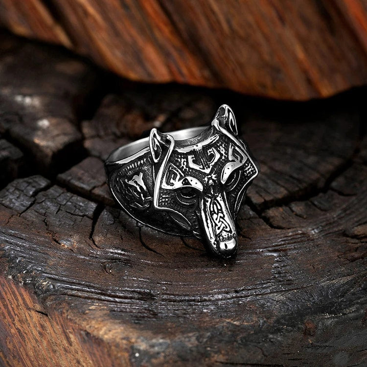Viking Ring Mask of Fenrir Viking Ring Mask of Fenrir
