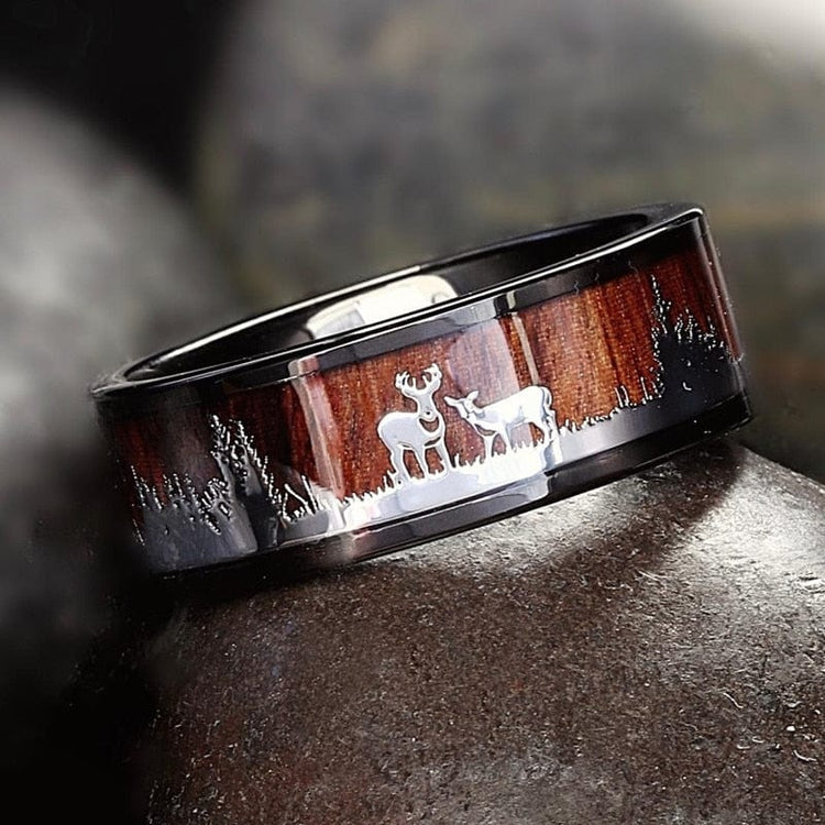 Viking ring - Prosperity from Eikthyrnir Viking ring - Prosperity from Eikthyrnir
