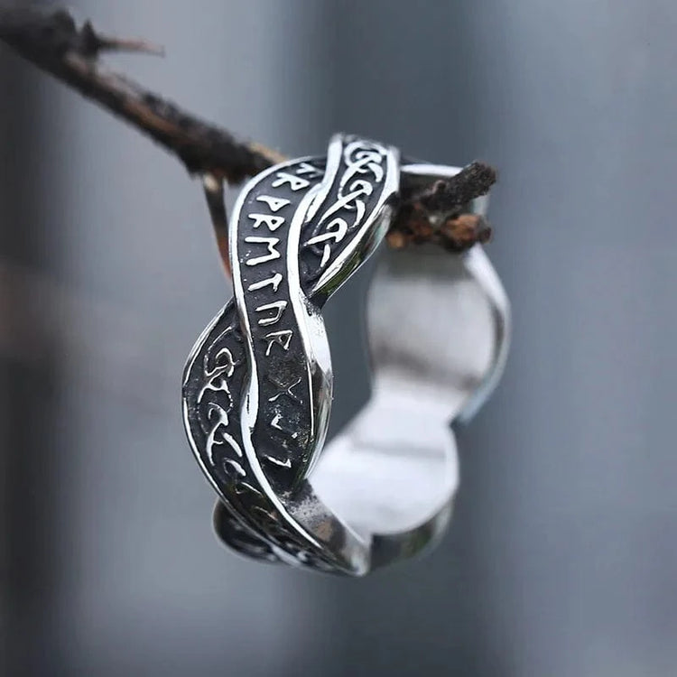 Distorted rune viking ring Distorted rune viking ring
