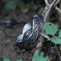 Distorted rune viking ring Distorted rune viking ring