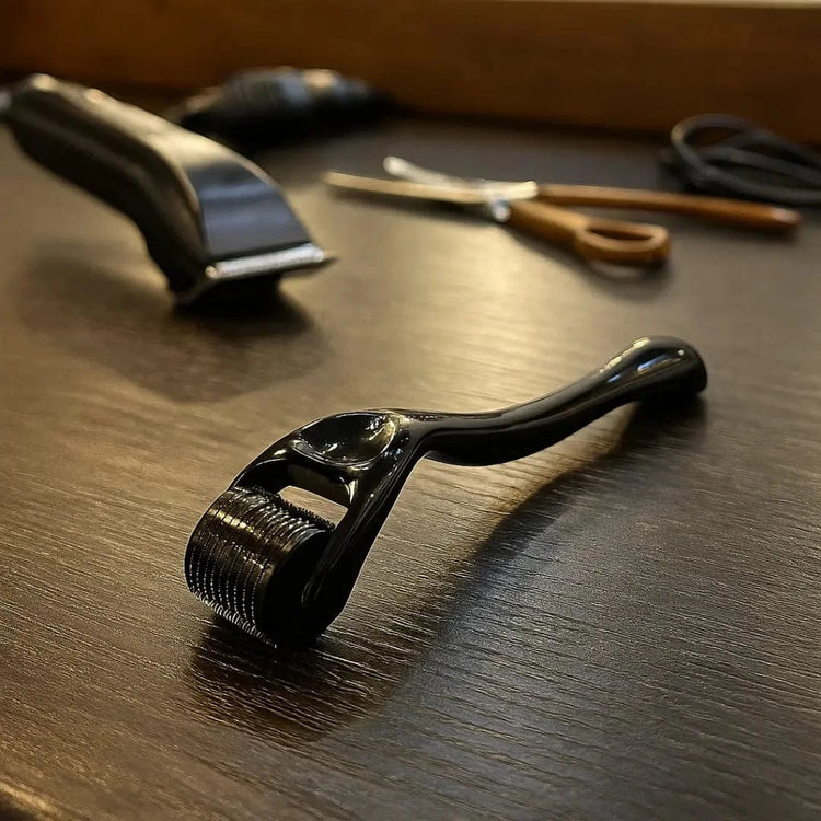 Beard roller in titanium Beard roller in titanium
