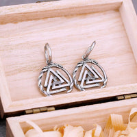 Valknut stainless steel earrings Valknut stainless steel earrings