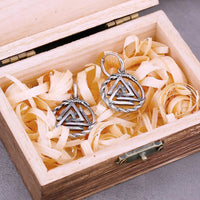 Valknut stainless steel earrings Valknut stainless steel earrings