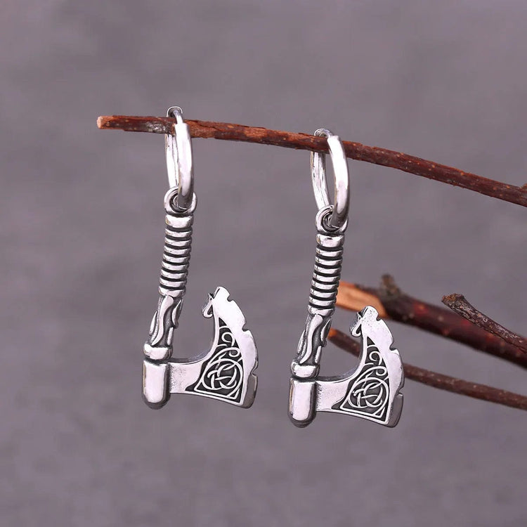 Ragnar axe earrings Ragnar axe earrings