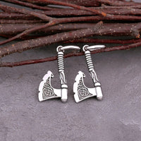 Ragnar axe earrings Ragnar axe earrings