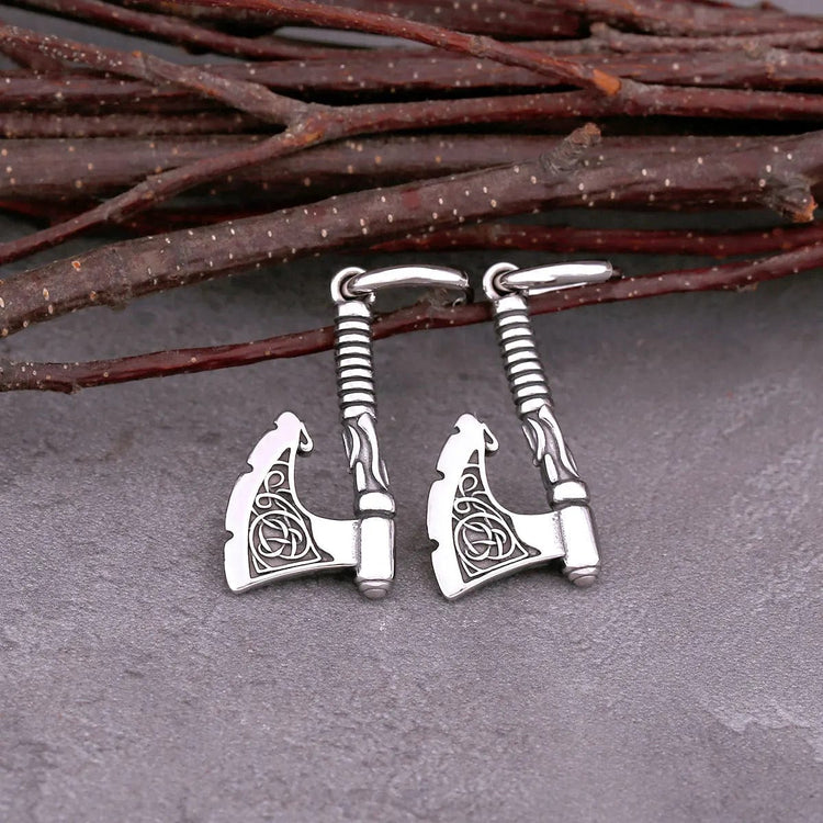 Ragnar axe earrings Ragnar axe earrings