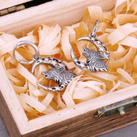 Howling Fenrir\" earrings Howling Fenrir\" earrings