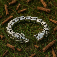 Snake bracelet \"Wrath of Jörmungand\" - Silver Snake bracelet \"Wrath of Jörmungand\" - Silver
