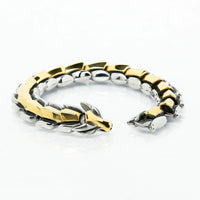 Snake Bracelet \"Wrath of Jörmungand\" - Gold / Silver Snake Bracelet \"Wrath of Jörmungand\" - Gold / Silver