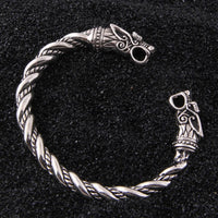 925 Sterling Silver Viking Bracelet - Le Regard des Loups 925 Sterling Silver Viking Bracelet - Le Regard des Loups