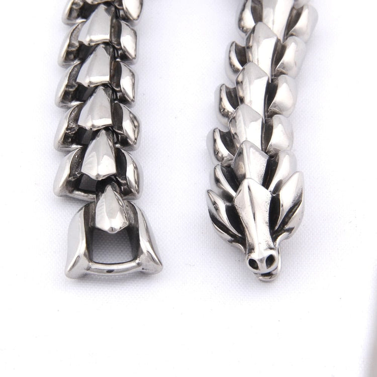 Viking Bracelet in 925 Sterling Silver - Le Splendide Ouroboros Viking Bracelet in 925 Sterling Silver - Le Splendide Ouroboros
