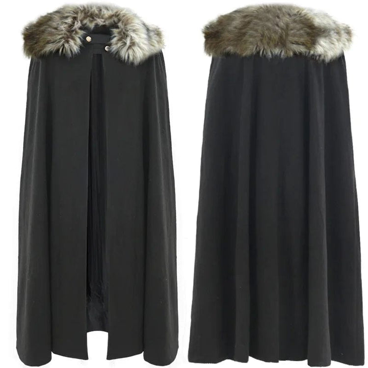 Viking cape with fur Viking cape with fur