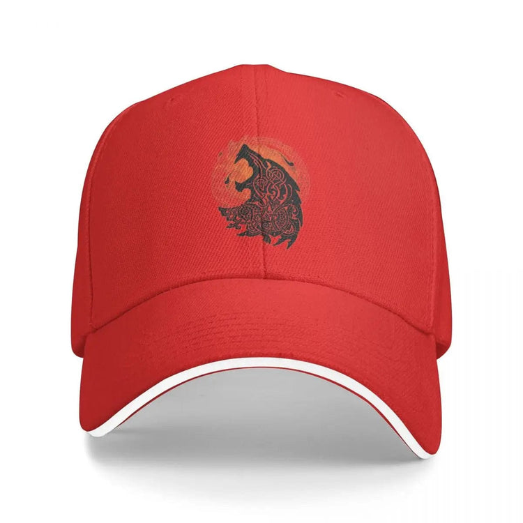 Howling Fenrir\" viking cap Howling Fenrir\" viking cap