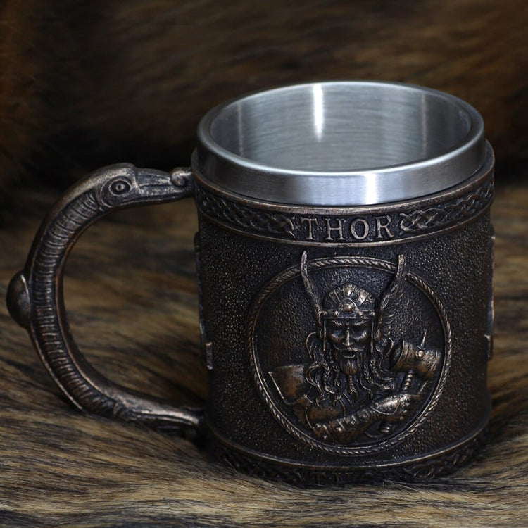 Viking mug \"Chalice of the Divine Hammer Viking mug \"Chalice of the Divine Hammer