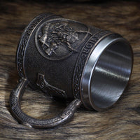 Viking mug \"Chalice of the Divine Hammer Viking mug \"Chalice of the Divine Hammer