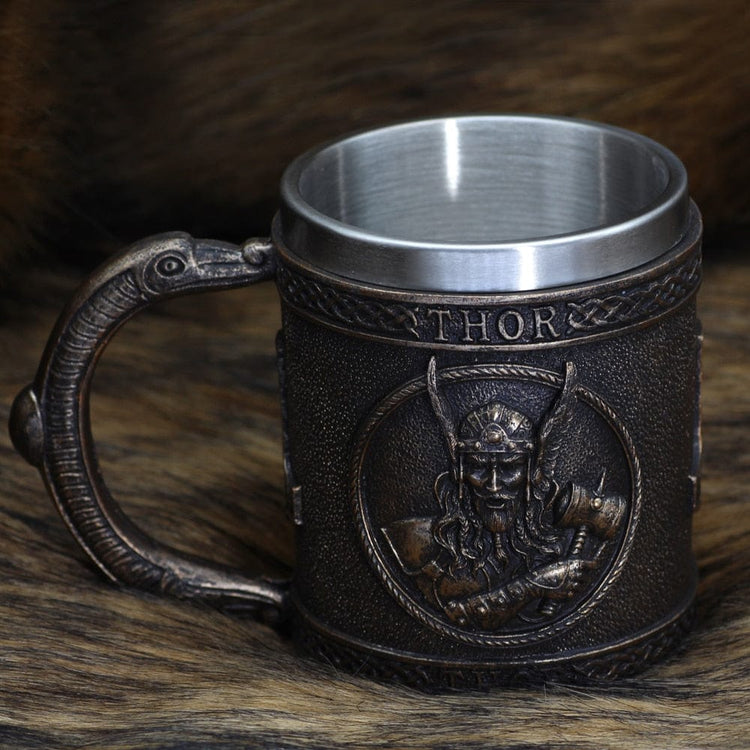 Viking mug \"Chalice of the Divine Hammer Viking mug \"Chalice of the Divine Hammer