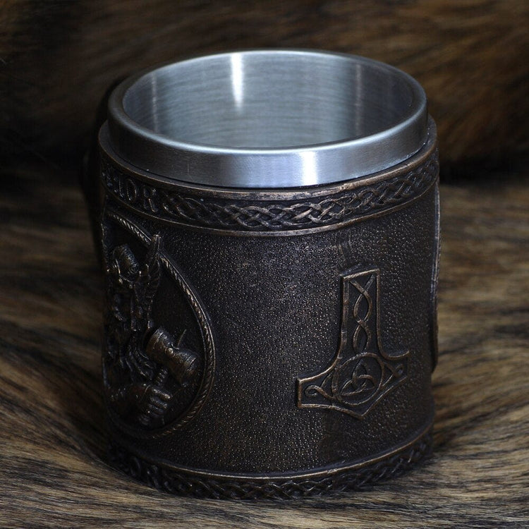 Viking mug \"Chalice of the Divine Hammer Viking mug \"Chalice of the Divine Hammer