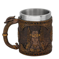 Viking mug \"Tankard des Ailes de la Valkyrie Viking mug \"Tankard des Ailes de la Valkyrie