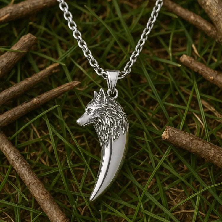 'Never give up' wolf necklace 'Never give up' wolf necklace