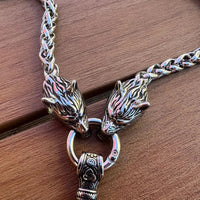 Mjolnir Necklace - Wolf Protection Mjolnir Necklace - Wolf Protection