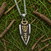 Odin's spear necklace - Valknut Odin's spear necklace - Valknut