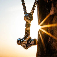 Mjolnir Collar | Stainless Steel Mjolnir Collar | Stainless Steel