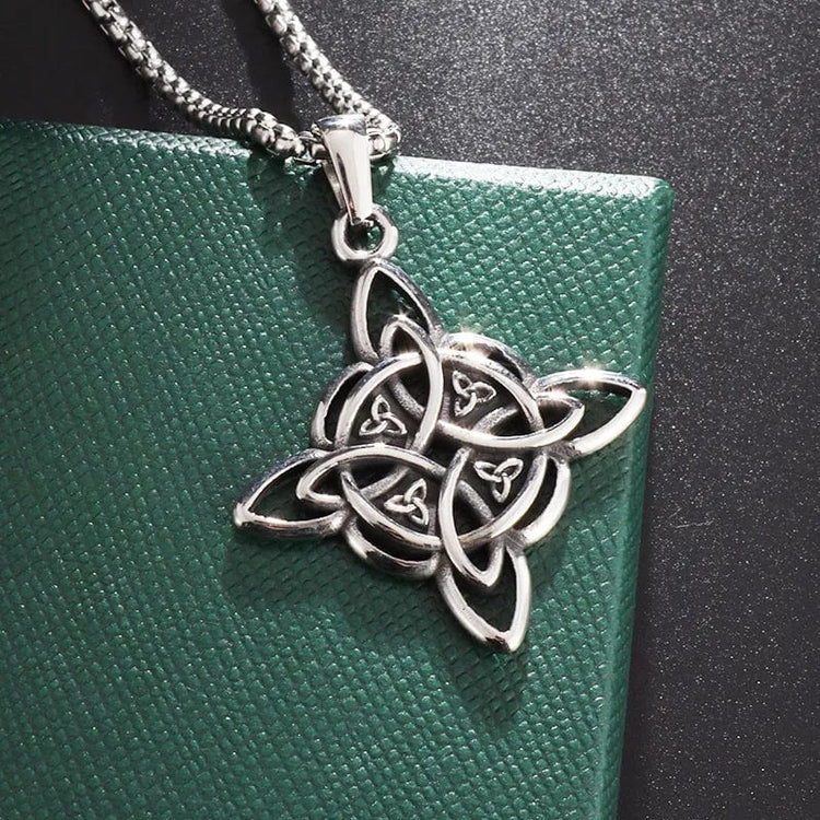 Eternal Life\" necklace Celtic trinity knot Eternal Life\" necklace Celtic trinity knot