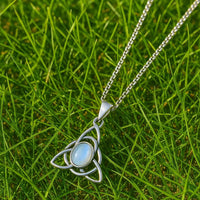 Triquetra \"Talisman of Femininity\" necklace with moonstone Triquetra \"Talisman of Femininity\" necklace with moonstone