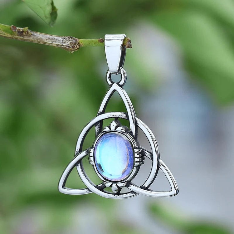 Triquetra \"Talisman of Femininity\" necklace with moonstone Triquetra \"Talisman of Femininity\" necklace with moonstone