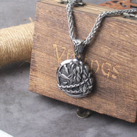 Viking Necklace \"Fenrir's Fur Shield Necklace Viking Necklace \"Fenrir's Fur Shield Necklace
