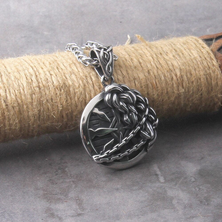 Viking Necklace \"Fenrir's Fur Shield Necklace Viking Necklace \"Fenrir's Fur Shield Necklace