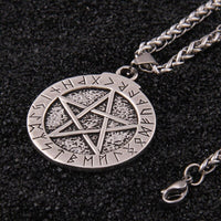 Pendant in 925 Sterling Silver - The Runic Star Pendant in 925 Sterling Silver - The Runic Star