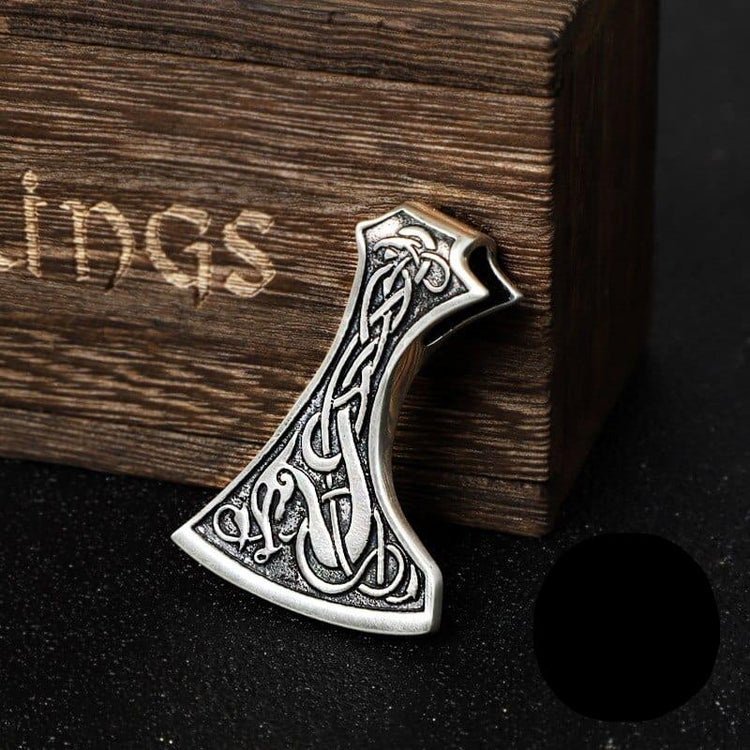 925 Sterling Silver Viking Necklace - The Battle Axe 925 Sterling Silver Viking Necklace - The Battle Axe